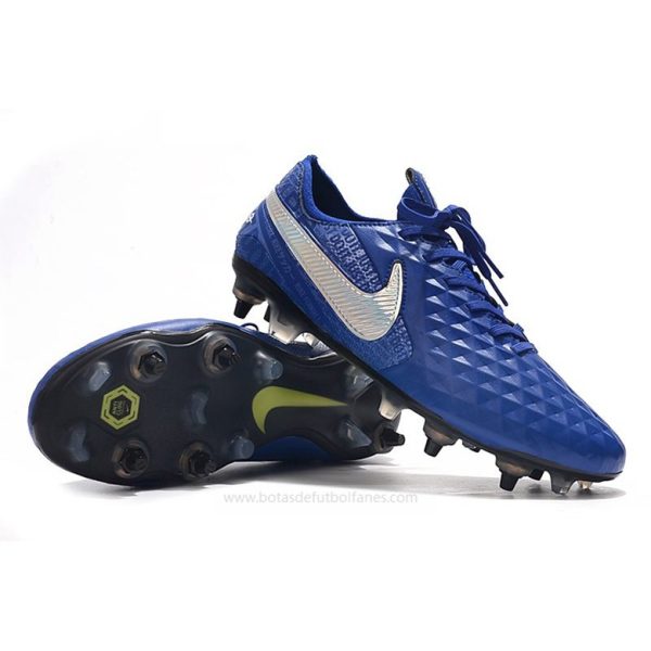 Nike Tiempo Legend VIII Elite SG PRO AC Azul Plata